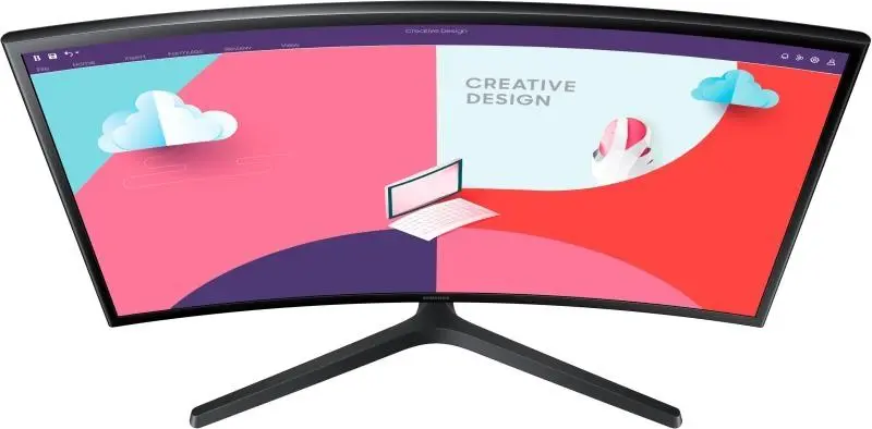 Monitor Samsung S27C366E, negru
