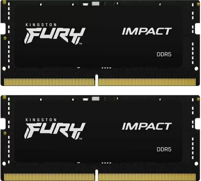 Memorie SO-DIMM Kingston Fury Impact 32GB (2x16GB) DDR5-6400MHz, CL38, 1.35V