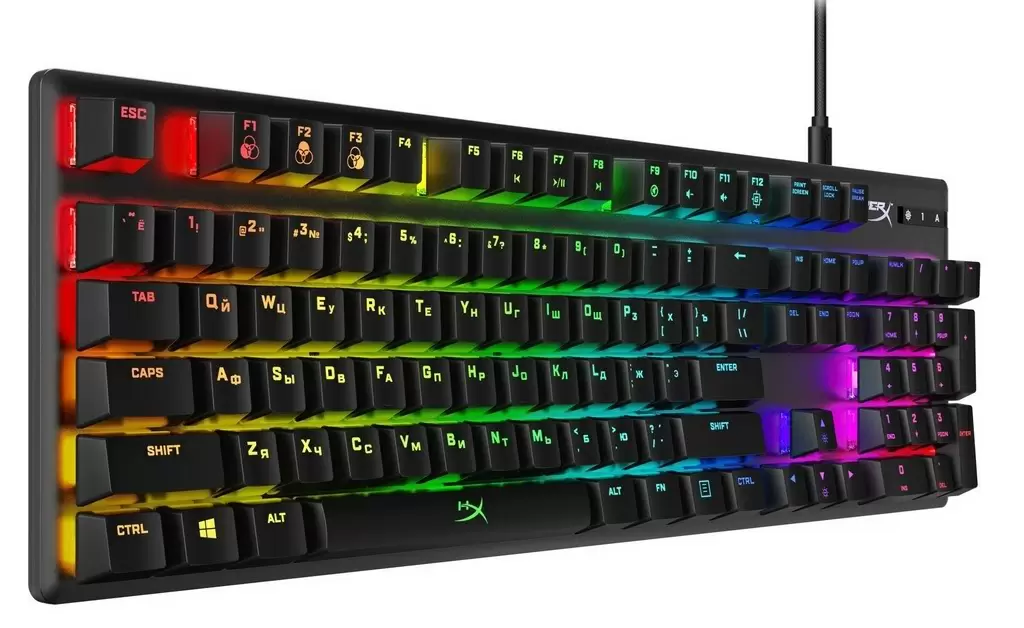 Tastatură HyperX Alloy Origins RGB (HX-KB6RDX-RU), negru