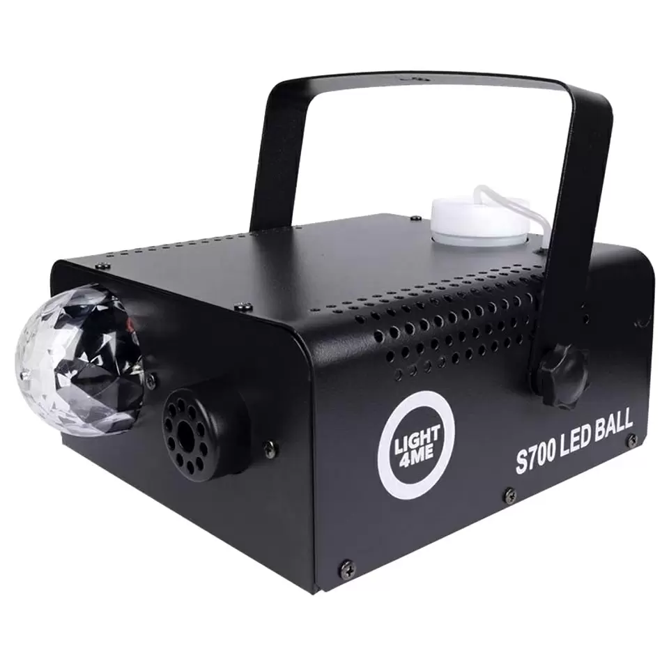 Generator de fum Light4Me S 700 LED Ball, negru