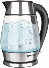 Fierbător de apă Vitek VT-7037, transparent/inox