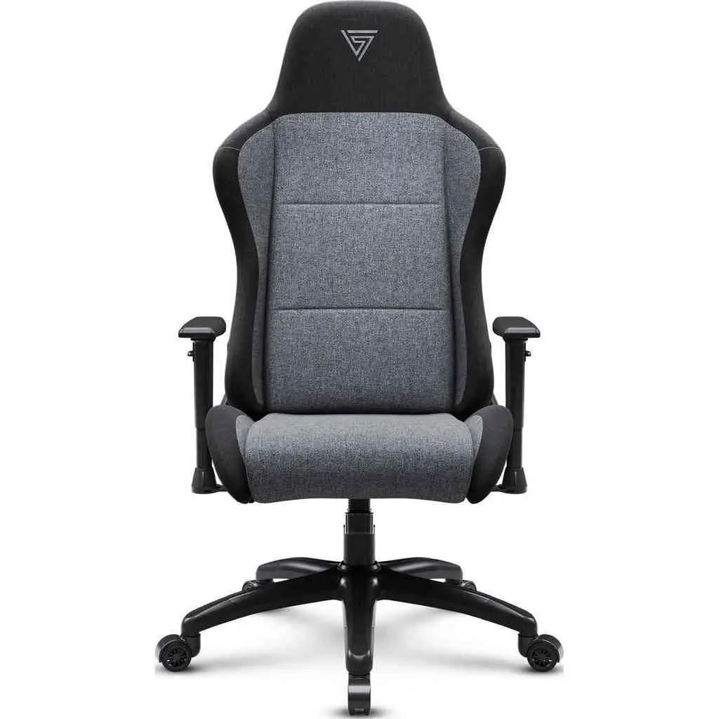 Геймерское кресло SENSE7 Spellcaster FUKU XL Fabric, черный/серый