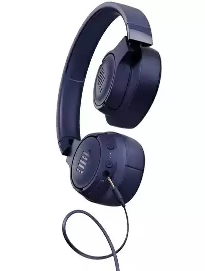 Căşti JBL Tune 750BTNC, albastru