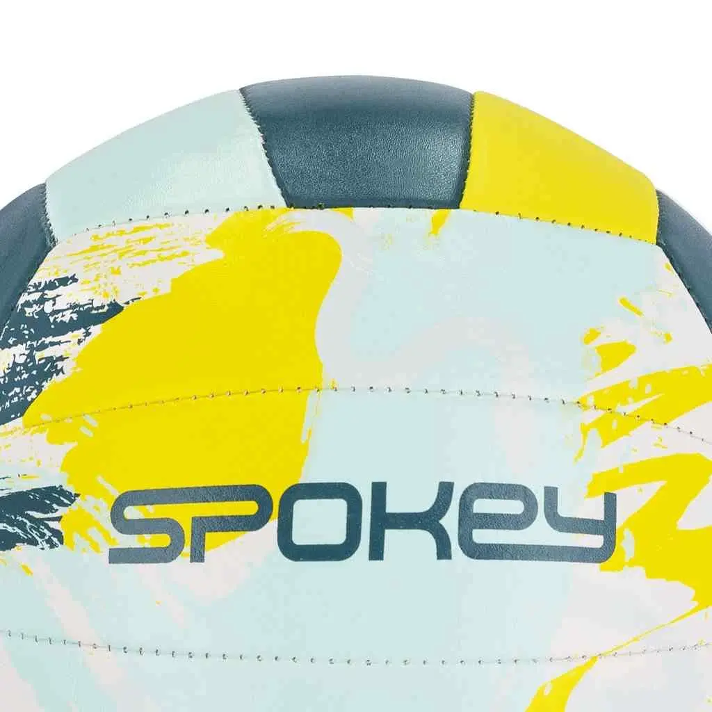 Minge de volei Spokey Setter, alb/galben/verde