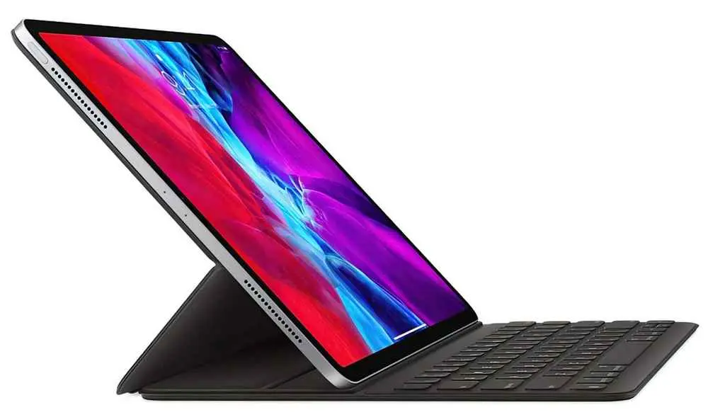 Чехол книжка Apple Smart Keyboard Folio для iPad Pro 12.9 (2020), черный