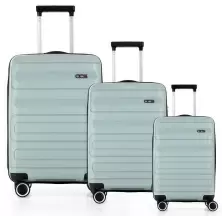 Set de valize CCS 5225 Set, albastru deschis