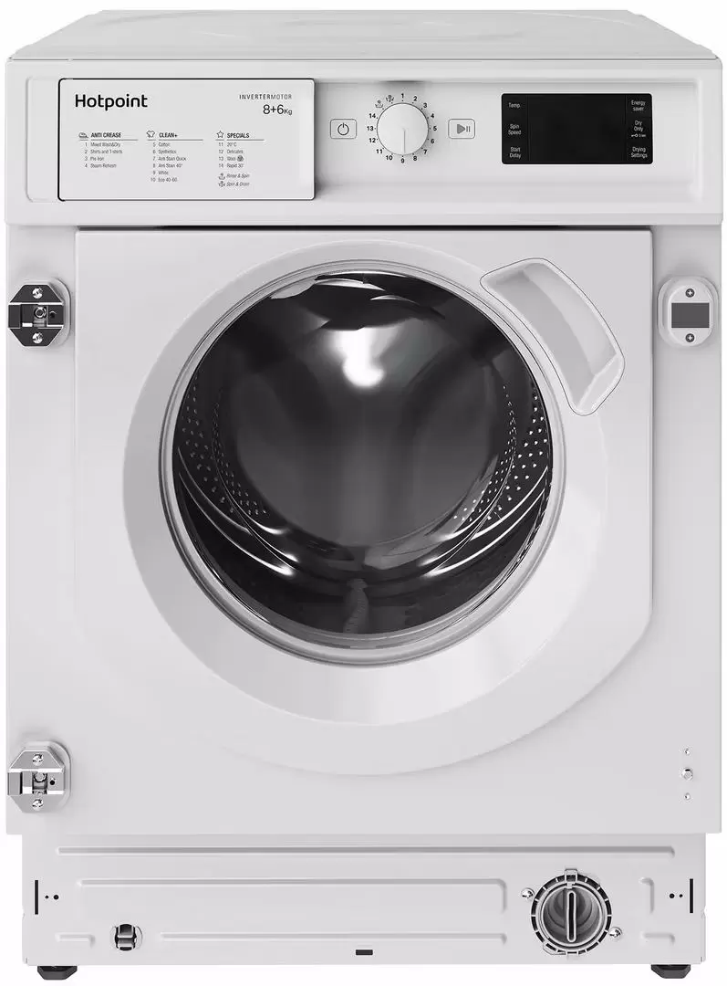 Maşină de spălat rufe încorporabilă Whirlpool BI WDHG 861485 EU, alb