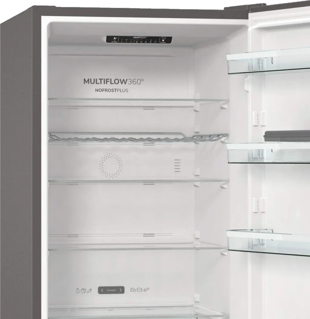 Холодильник Gorenje NRC620BSXL4, нержавеющая сталь на tehnoparc.md Холодильник Gorenje NRC620BSXL4, нержавеющая сталь