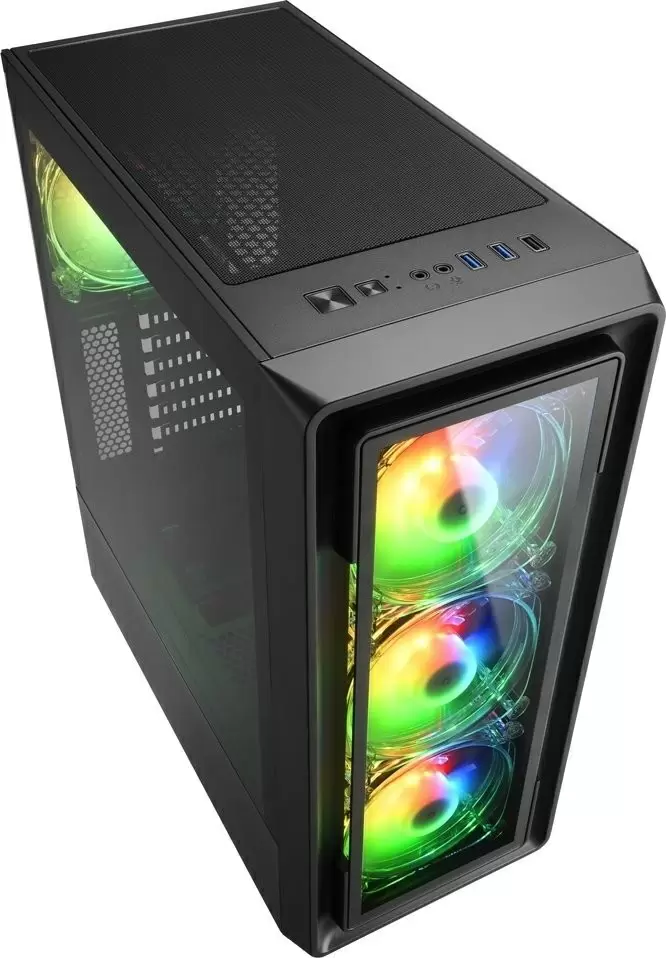 Carcasă Sharkoon TK4 RGB, negru