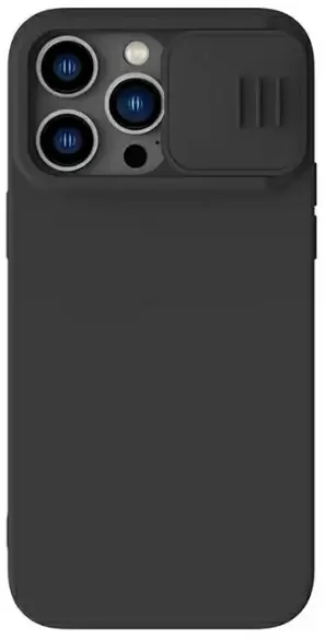 Husă de protecție Nillkin Apple iPhone 14 Pro Max CamShield Silky Silicone Case, negru