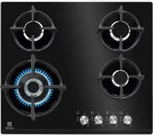 Plită incorporabilă cu gaz Electrolux KGG6437K, negru