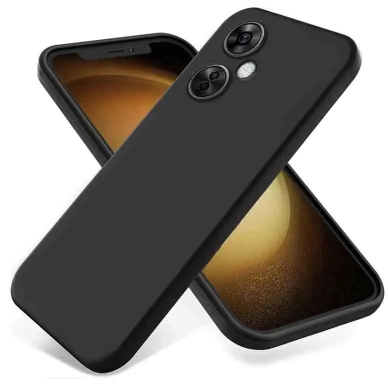 Husă de protecție Helmet Case Liquid Silicone OnePlus CE3 Lite (HMTCLSOPCE3LBK), negru