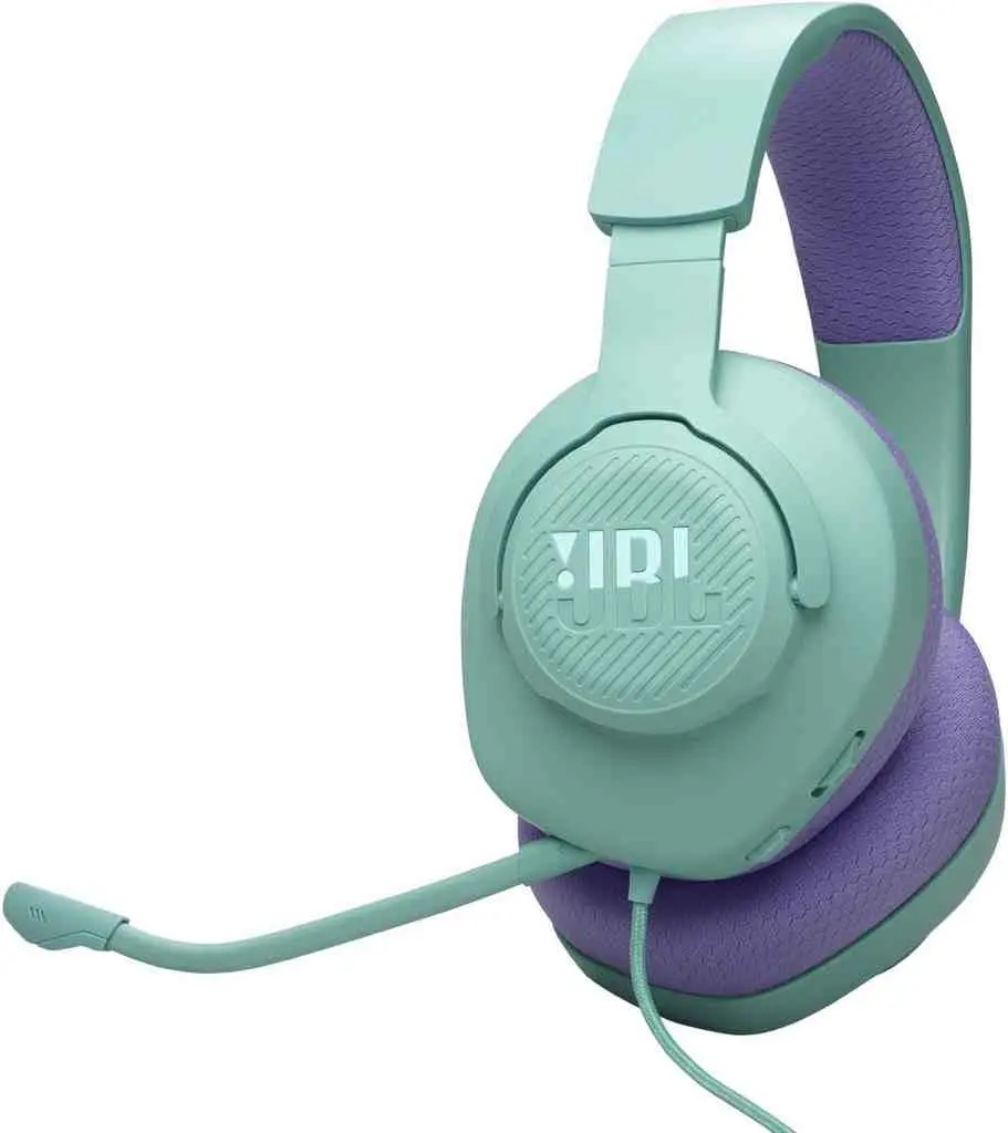 Căşti JBL Quantum 100M2 Cyan, verde/violet