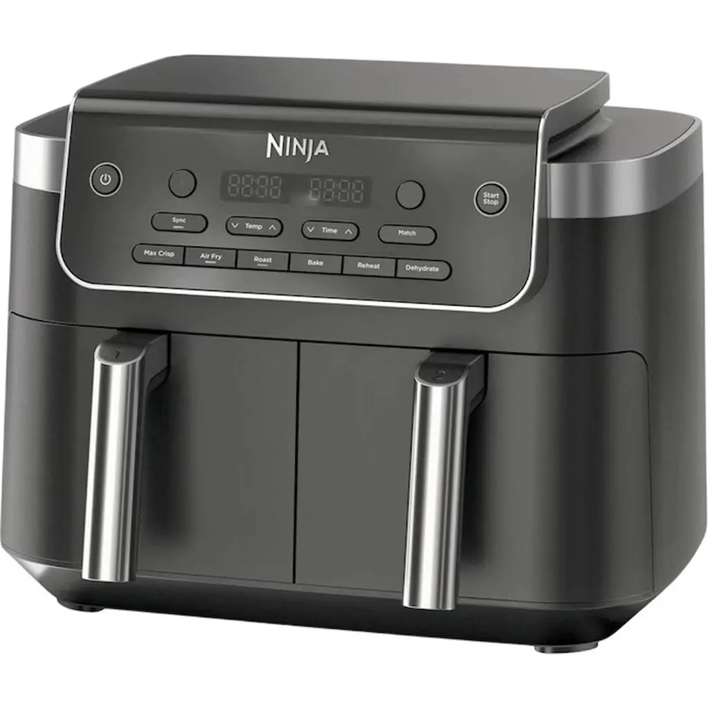 Aerogril Ninja DZ801EU, negru pe tehnoparc.md Aerogril Ninja DZ801EU, negru