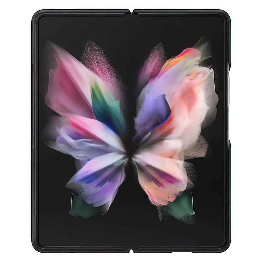 Husă de protecție Samsung Leather Cover Galaxy Z Fold 3, negru