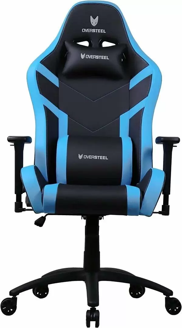 Геймерское кресло Oversteel Diamond, черный/синий