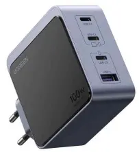 Зарядное устройство Ugreen Nexode S 100W X565, серый на tehnoparc.md Зарядное устройство Ugreen Nexode S 100W X565, серый