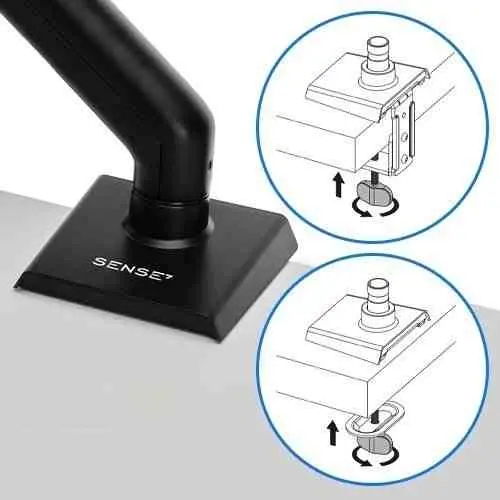 Suport pentru monitor SENSE7 Hang, negru