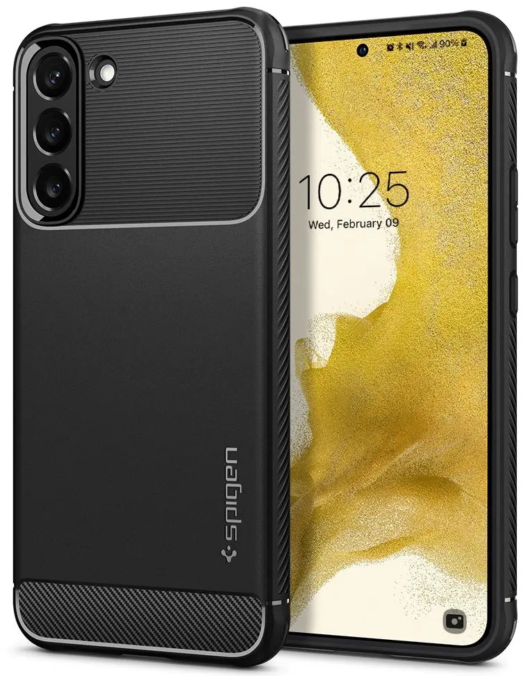 Чехол Spigen Samsung Galaxy S22 Rugged Armor Matte, черный