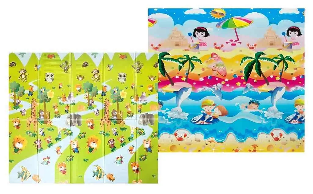 Игровой коврик 4Play Girl at sea/Animals 180x200x1.5cm, разноцветный на tehnoparc.md Игровой коврик 4Play Girl at sea/Animals 180x200x1.5cm, разноцветный