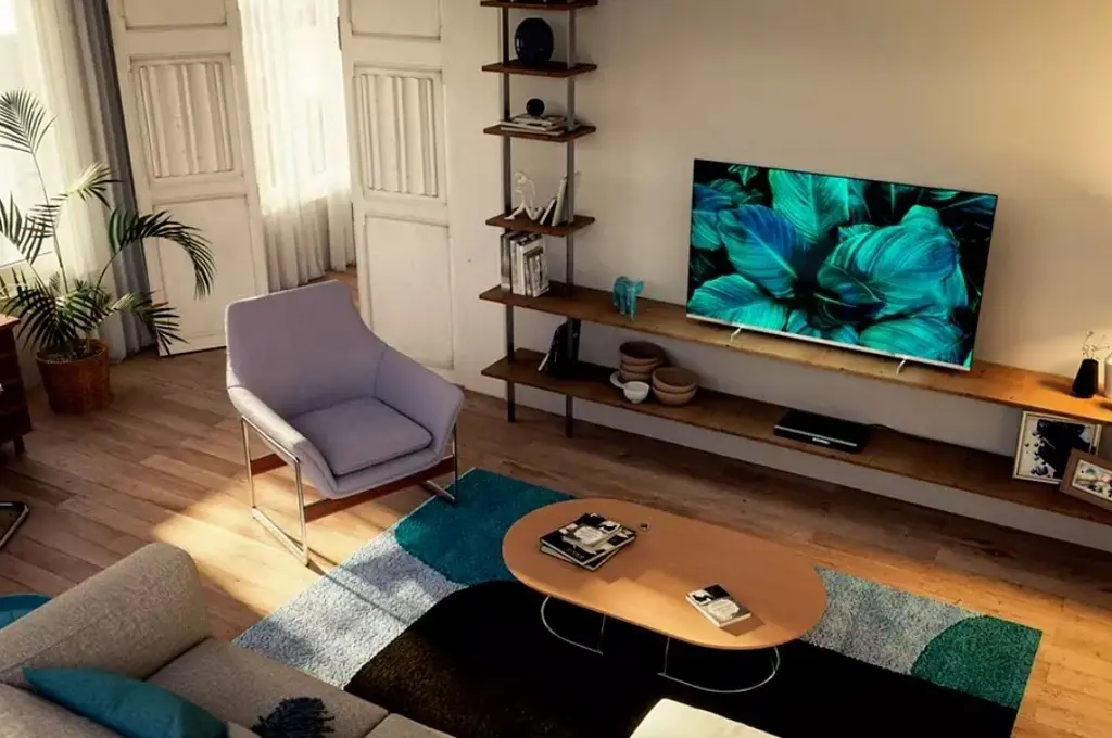 Телевизор Philips 43PUS7556/12, черный