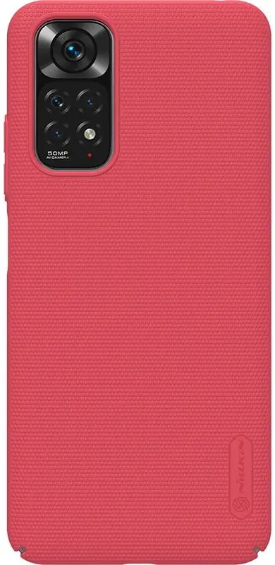 Чехол Nillkin Xiaomi Redmi Note 11 Pro Frosted, красный на tehnoparc.md Чехол Nillkin Xiaomi Redmi Note 11 Pro Frosted, красный