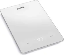 Весы кухонные Gorenje KT10LBW, белый на tehnoparc.md Весы кухонные Gorenje KT10LBW, белый