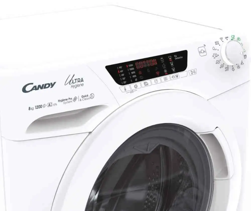 Maşină de spălat rufe Candy HE 1284TWM6/1-S, alb