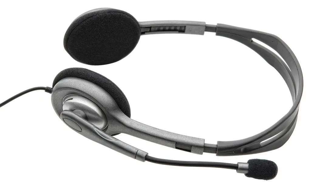 Căşti Logitech Stereo Headset H110, gri pe tehnoparc.md Căşti Logitech Stereo Headset H110, gri