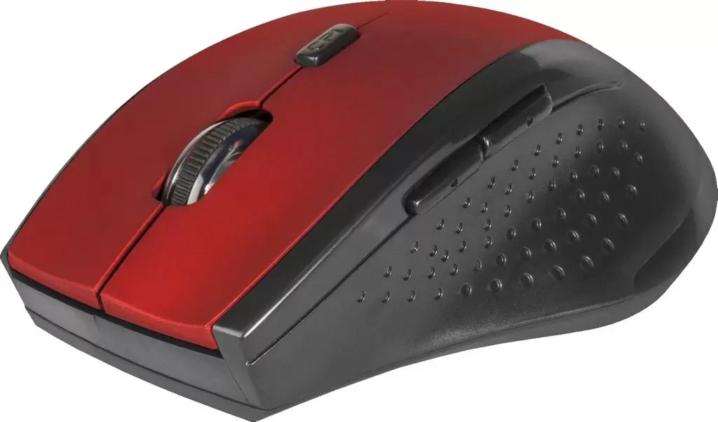 Mouse Defender Accura MM-365, roșu/negru
