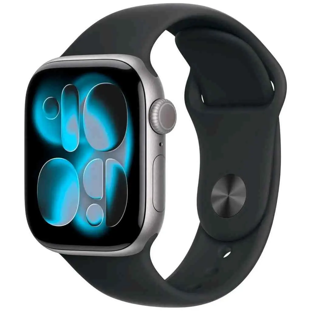 Smartwatch Apple Watch Series 11 GPS 42mm Space Gray Aluminium Case with Black Sport Band S/M