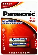 Baterie Panasonic Alkaline PRO Power AAA, 2buc