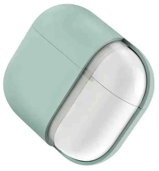 Чехол для наушников Uniq Lino Hybrid Mint for AirPods 3rd Gen, зеленый