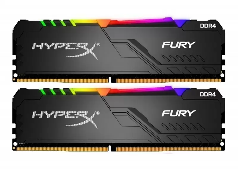 Оперативная память Kingston Fury Beast RGB 16GB (2x8GB) DDR4-2666MHz, CL16-18-18, 1.2V