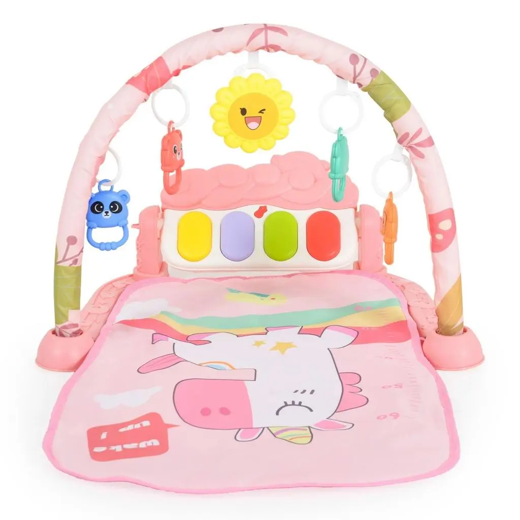 Игровой коврик Moni 368 Unicorn 73x54см, розовый на tehnoparc.md Игровой коврик Moni 368 Unicorn 73x54см, розовый