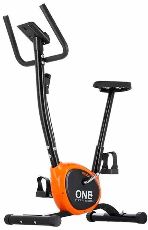 Bicicletă fitness One Fitness RW3011, negru/portocaliu