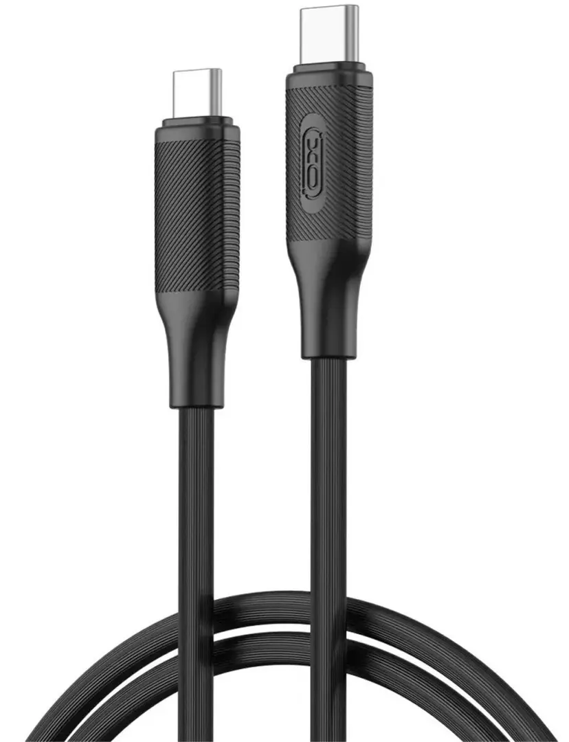 Cablu USB XO NB-Q265B Type-C to Type-C, negru pe tehnoparc.md Cablu USB XO NB-Q265B Type-C to Type-C, negru