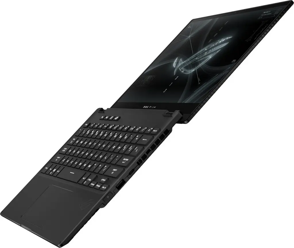Laptop Asus ROG Flow X13 GV301QH (13.4"/WUXGA/Ryzen 9 5980HS/32GB/1TB/GeForce GTX 1650 4GB), negru