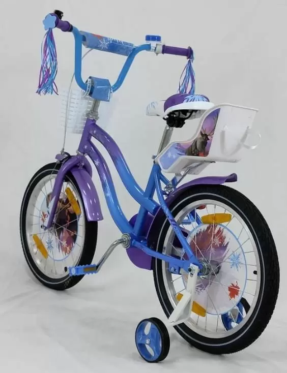 Bicicletă pentru copii Belcom Frozen II 20, albastru deschis
