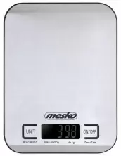 Весы кухонные Mesko MS-3169, нержавеющая сталь/черный