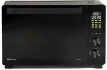 Электродуховка Hisense HOM30AF, черный, черный на tehnoparc.md Электродуховка Hisense HOM30AF, черный, черный