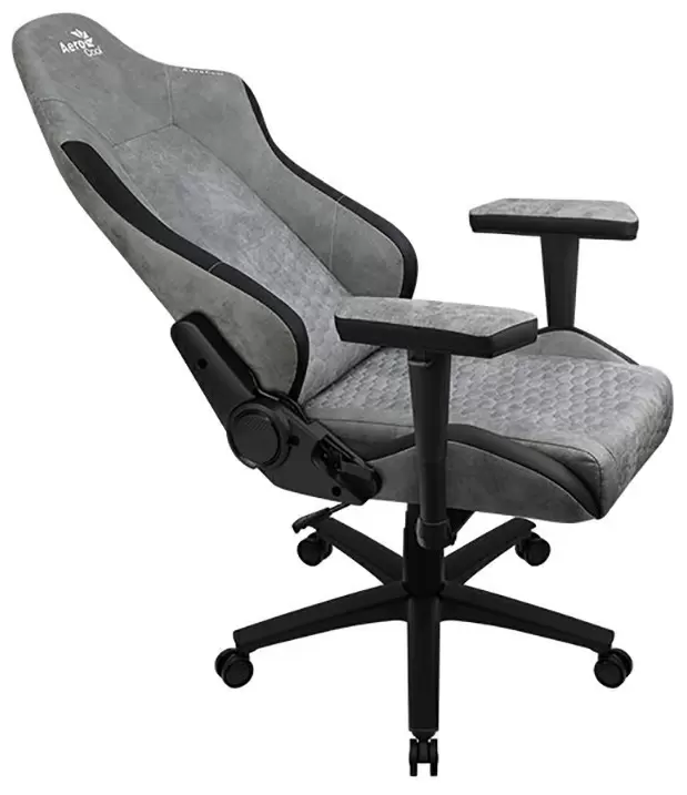 Компьютерное кресло AeroCool Crown AeroSuede, серый