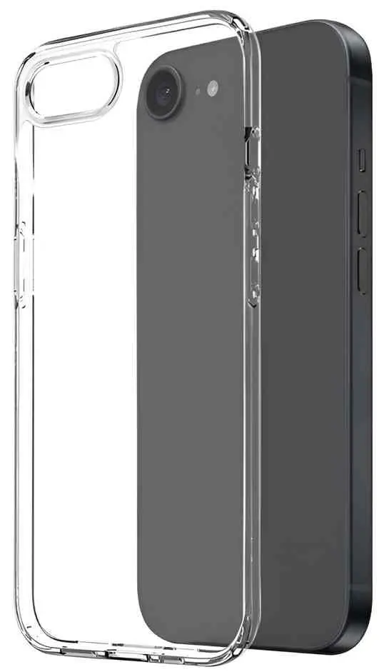 Чехол WOO Soft TPU iPhone 16E Clear (WCTPSIP16ECL), прозрачный