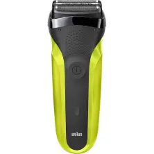 Электробритва Braun 300BT, черный/зеленый