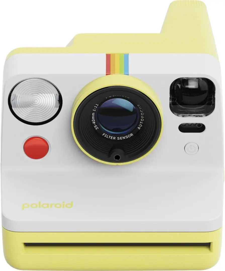 Aparat foto cu imprimare instantanee Polaroid Now Gen 3, galben pe tehnoparc.md Aparat foto cu imprimare instantanee Polaroid Now Gen 3, galben