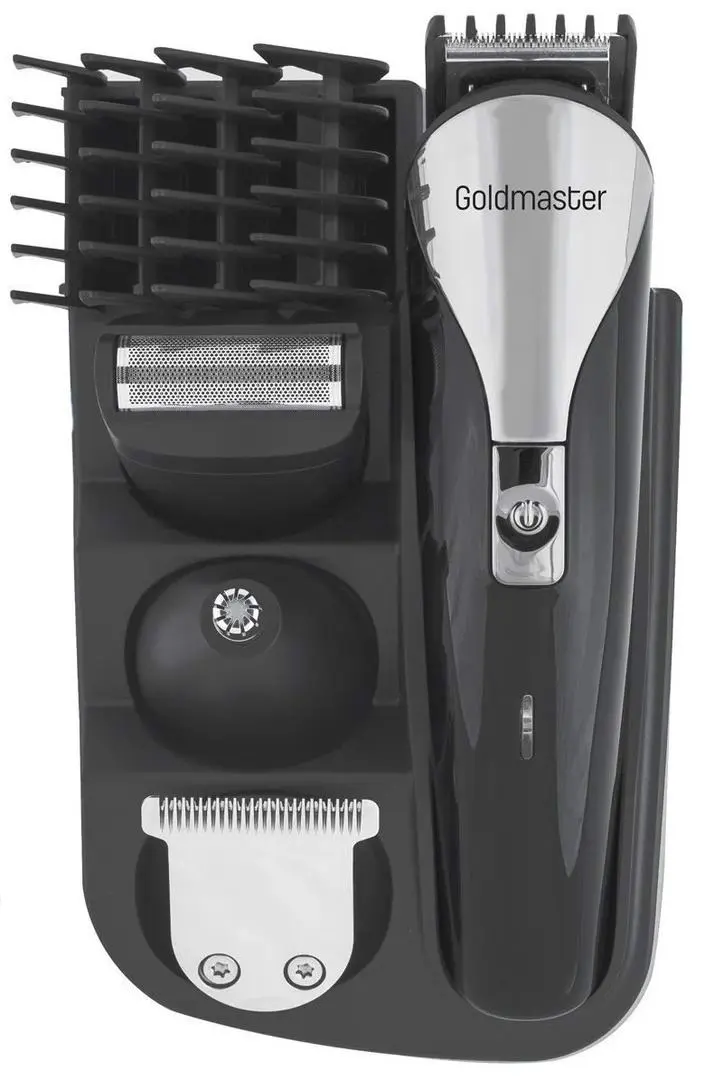 Машинка для стрижки волос Goldmaster Janti GM7141, черный/серебристый на tehnoparc.md Машинка для стрижки волос Goldmaster Janti GM7141, черный/серебристый