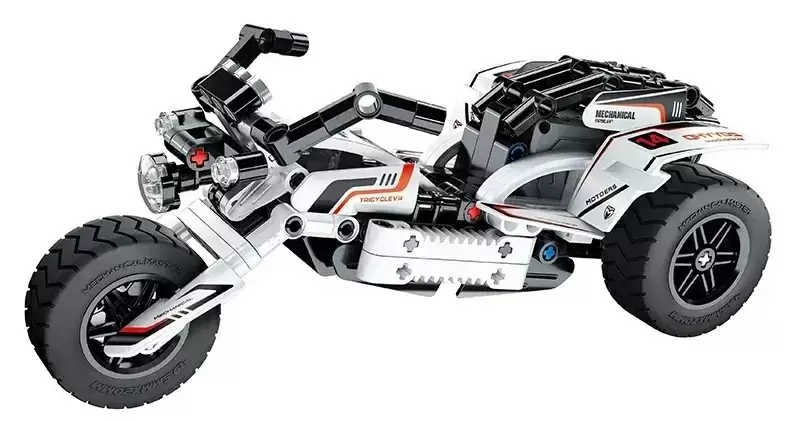 Конструктор XTech Pull Back Motorcycle 150 дет.