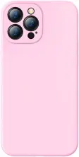 Чехол Baseus Liquid Silica Gel Protective Case For iPhone 13 Pro Max, розовый на tehnoparc.md Чехол Baseus Liquid Silica Gel Protective Case For iPhone 13 Pro Max, розовый