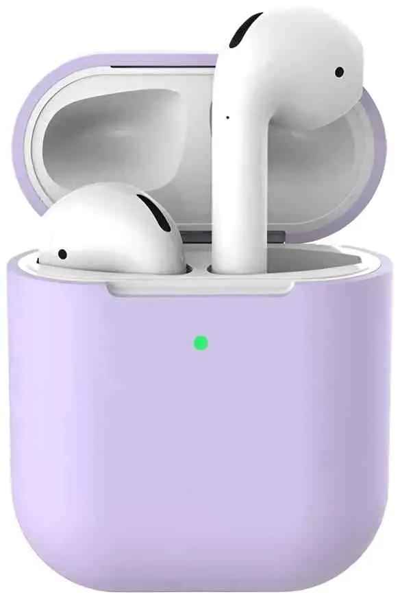 Чехол для наушников Helment Case Silicone Airpods 2 (AIRPOD2LI), розовый
