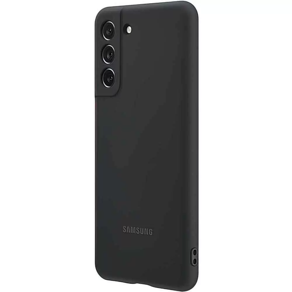 Чехол Samsung Silicone Cover Galaxy S21 FE, темно-серый